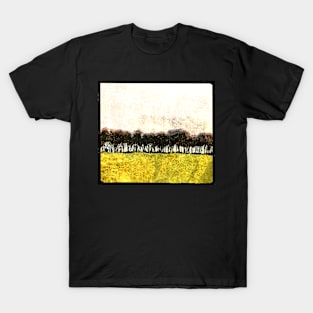 Digital Simple Modern Dark Landscape T-Shirt